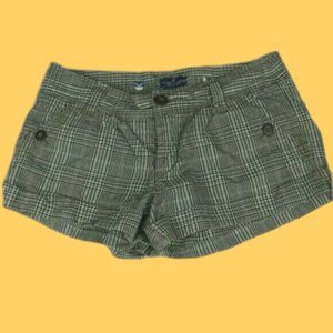 American Eagle Shorts Plaid Multi Color